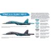Hataka HTK-BS58 Ultimate Su-34 „Fullback” paint set (6x17ml)